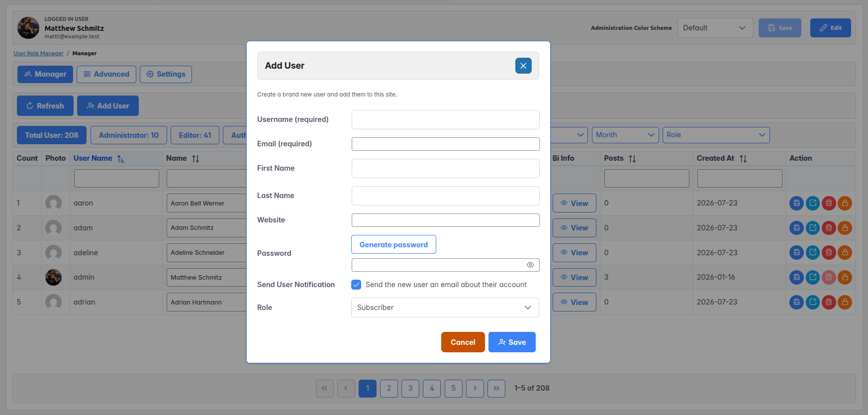 Role Manager feature overview 2
