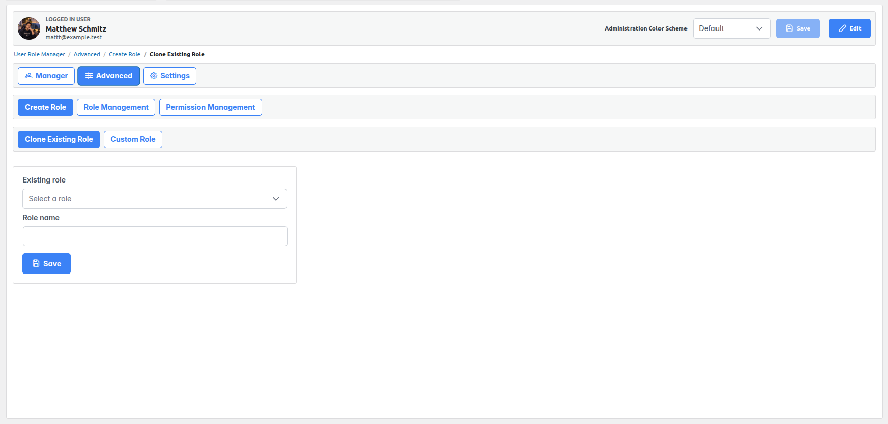 Role Manager feature overview 3