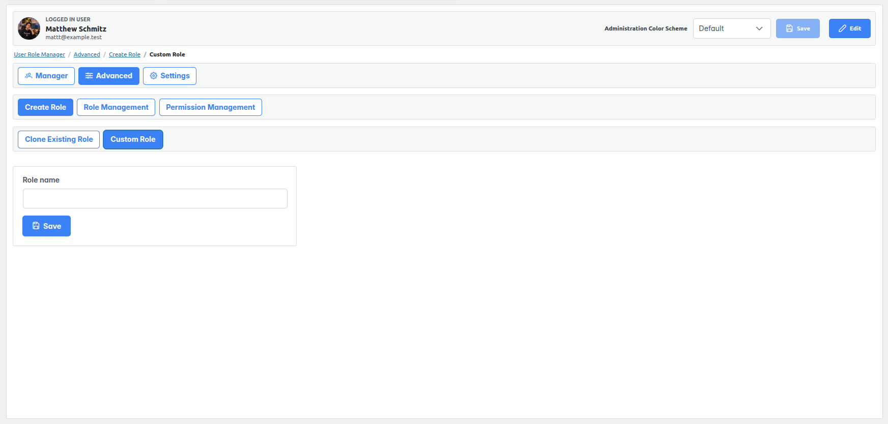 Role Manager feature overview 4