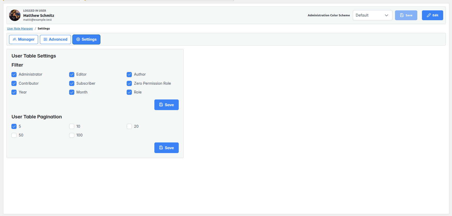 Role Manager feature overview 8
